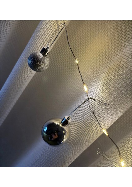 Yılbaşı Gümüş Toplar Şekilli Peri LED Işık fırsatları