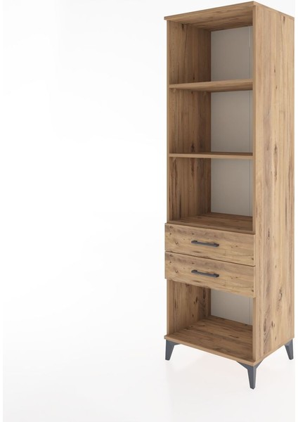 Hyperion Dolap 3 Raflı 2 Çekmeceli 60X44X195 Çam-Çam modelleri