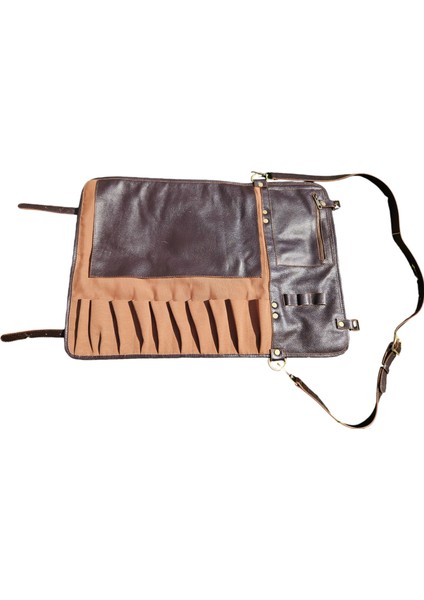 Hakik Deri Kahve Şef Bıçak Çantası, Kılıfı modelleri