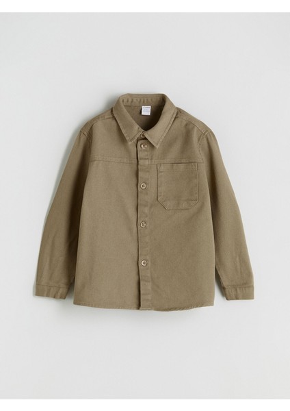 Yeni Sezon Basic Uzun Kollu Erkek Çocuk Gömlek
