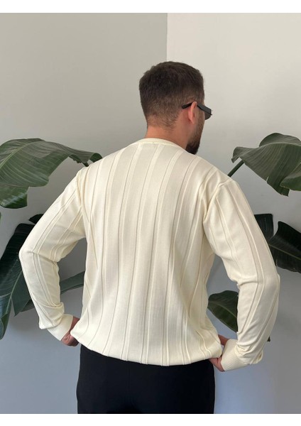 Bayaygun 6350 Fitilli Bisiklet Yaka Kazak_bej fırsatları