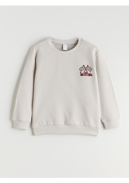 Yeni Sezon Araba Baskılı Erkek Çocuk Sweatshirt 2'li fiyatları