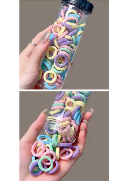90 Adet Kutulu Lastik Toka Küçük Lastik Toka Küçük Toka Minik Toka Çocuk Tokası Bebek Tokası modelleri
