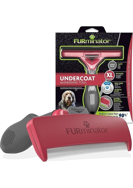 Furminator Uzun Tüylü Köpekler Için - Xlarge