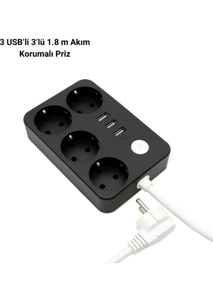 Wizard 4’lü Priz U314