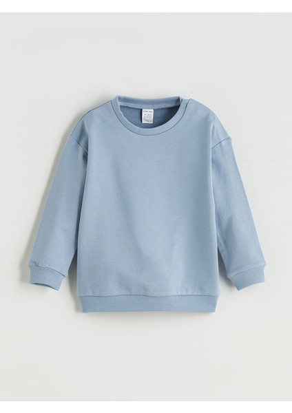 Yeni Sezon Bisiklet Yaka Erkek Bebek Sweatshirt