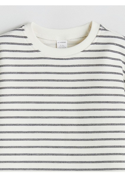 Yeni Sezon Bisiklet Yaka Çizgili Erkek Çocuk Sweatshirt fiyatları