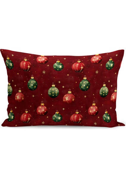 Yılbaşı Serisi Çift Tarafı Dijital Baskılı Kırlent Kılıfı (Christmas Noel Cushion Cover)