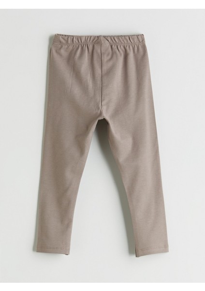 Yeni Sezon Beli Lastikli Baskılı Kız Bebek Tayt 2'li fırsatları