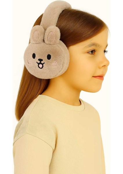 3-12 Yaş Kız Çocuk Peluş Kulaklık Tüylü Kulaklık Kışlık Peluş Kulaklık modelleri