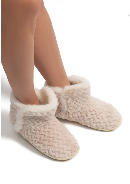 Yasmin Kadın Ev Botu Bej 37/41