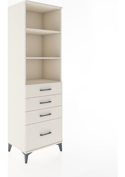 Hyperion Dolap 3 Raflı 4 Çekmeceli 60X44X195 Aytaşı-Aytaşı fiyatları
