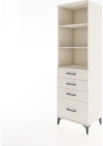 Hyperion Dolap 3 Raflı 4 Çekmeceli 60X44X195 Aytaşı-Aytaşı modelleri