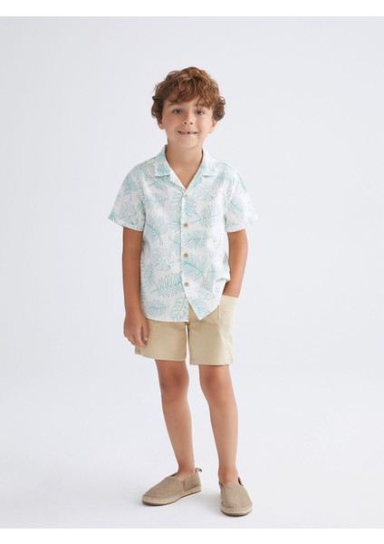 Yeni Sezon Rahat Kalıp Baskılı Erkek Çocuk Gömlek fiyatları