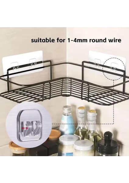 10 Adet Süper Güçlü Kendinden Yapışkanlı Raf Çerçeve Tutucu Kanca Askı modelleri