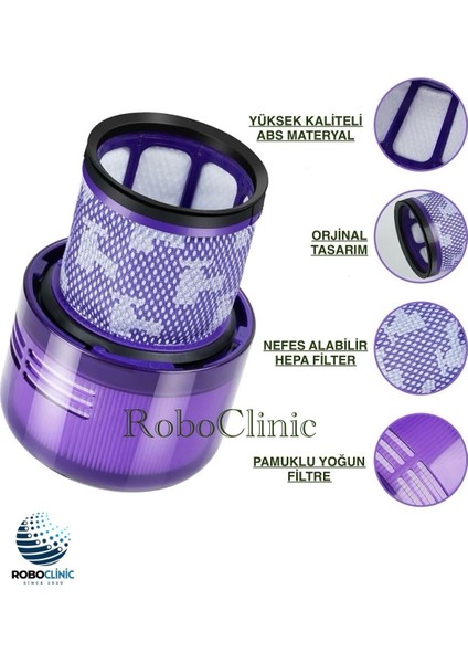 Dyson V11 Uyumlu Hepa Filtre