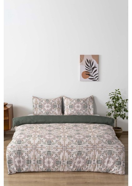 Çift Kişilik Nevresim Takımı Pamuklu Desenli Etnik Saray 200X215 cm fiyatları