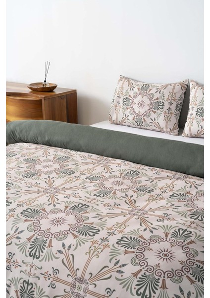 Çift Kişilik Nevresim Takımı Pamuklu Desenli Etnik Saray 200X215 cm modelleri