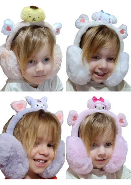 3-12 Yaş Trend Figürlü Katlanan Peluş Kulaklık Çocuk Kulaklık Çocuk Kışlık Kulaklık fırsatları
