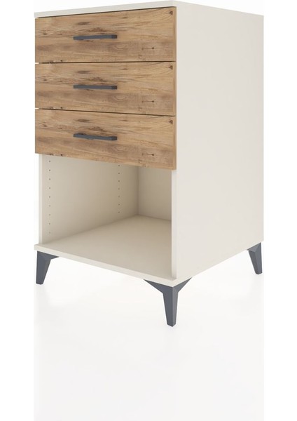 Kronos Komodin 3 Çekmeceli 60X59X96 Aytaşı-Çam modelleri