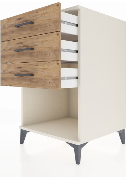 Kronos Komodin 3 Çekmeceli 60X59X96 Aytaşı-Çam indirimleri