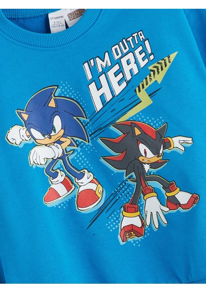 Yeni Sezon Sonic Baskılı Erkek Çocuk Sweatshirt fiyatları