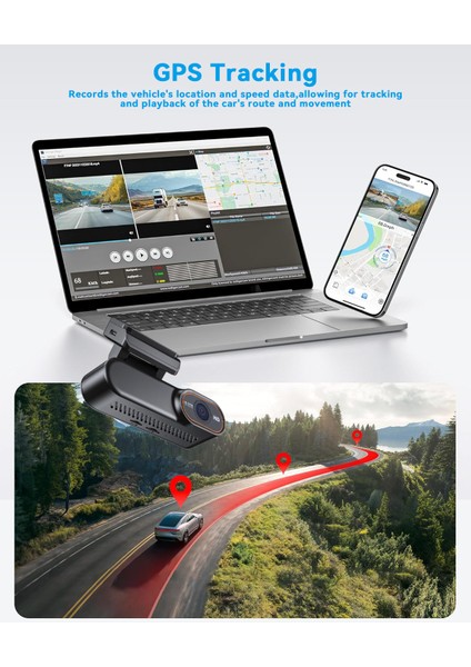 Hb-40 2k Ultra Hd 4g Uzaktan Izlemeli Ön Arka Wifi Araç Kayıt Kamerası