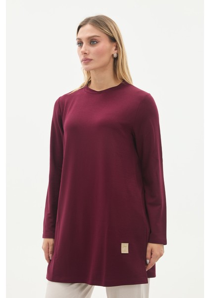 Kristal Bisiklet Yaka Armalı Uzun Tunik fiyatları