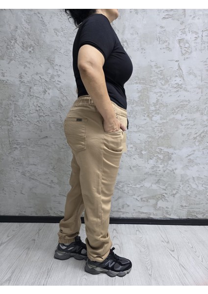QKBYN-15000-BATTAL Beden Bayan Lastikli Pantolon fiyatları