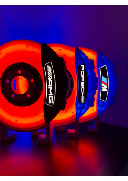 Porsche Mavi Fren Diski Lamba, Şık ve Parlak Tasarım indirimleri