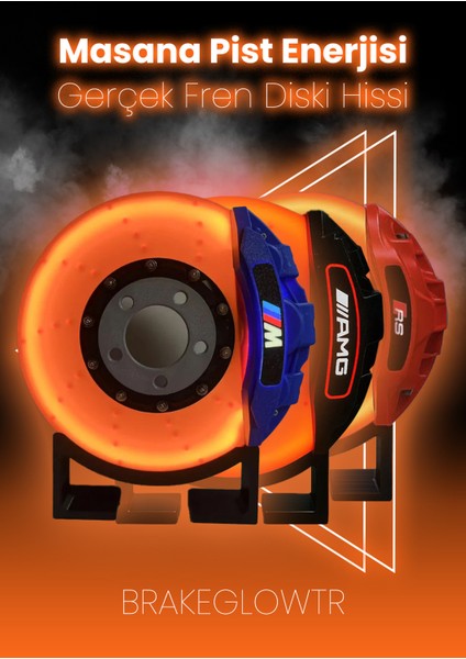 Porsche Mavi Fren Diski Lamba, Şık ve Parlak Tasarım