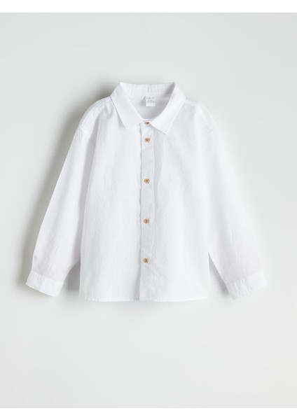 Yeni Sezon Basic Uzun Kollu Erkek Çocuk Gömlek