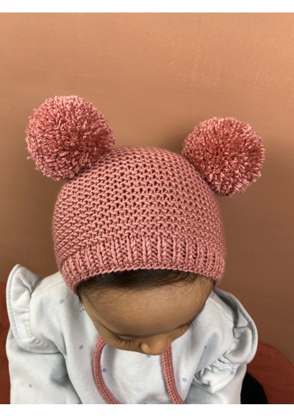 Ponponlu El Örgüsü Unisex Bebek/çocuk Bere fiyatları