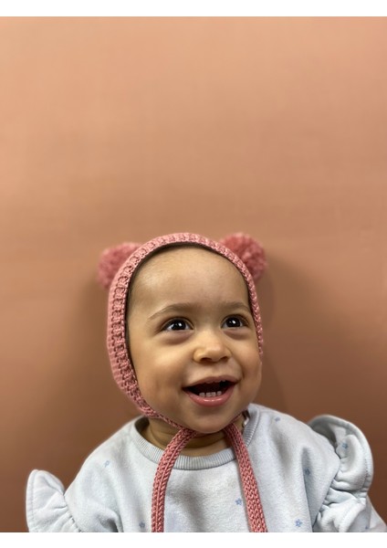 Ponponlu El Örgüsü Unisex Bebek/çocuk Bere indirimleri