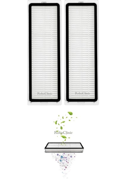 Xiaomi Robot Vacuum X10+ / X10 Plus Yedek Hepa Filtre 2 Adet