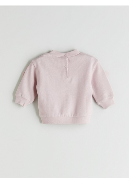 Yeni Sezon Fiyonklu Kız Bebek Sweatshirt ve Tayt 2'li fırsatları