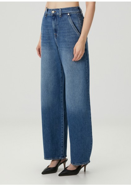 Mavi Wide Leg Jean Pantolon fiyatları