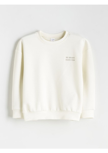 Yeni Sezon Bisiklet Yaka Erkek Çocuk Sweatshirt