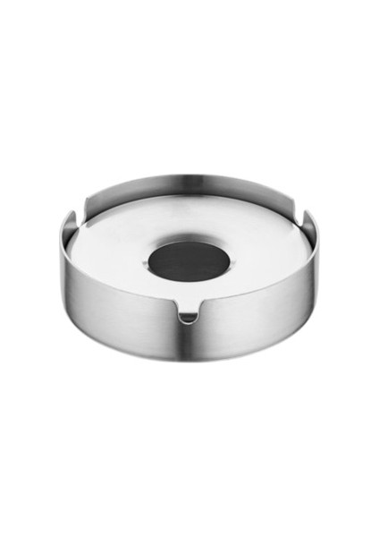 Paslanmaz Skoçlu Kapaklı Küllük Ø:10 cm H:3 cm
