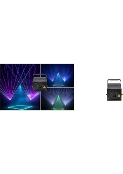 Layu AC-03RGB 3 Watt Rgb Lazer 25KPPS Double Safety Design Sd Card Dmx Ilda Analog