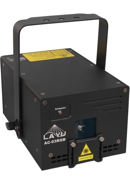 Layu AC-03RGB 3 Watt Rgb Lazer 25KPPS Double Safety Design Sd Card Dmx Ilda Analog fiyatları