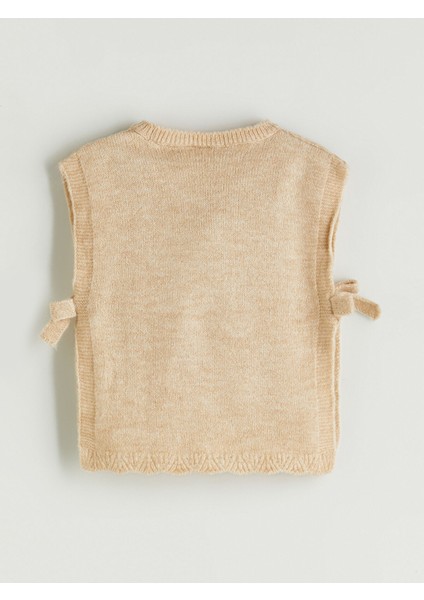 Yeni Sezon Bisiklet Yaka Kız Çocuk Triko Süveter modelleri