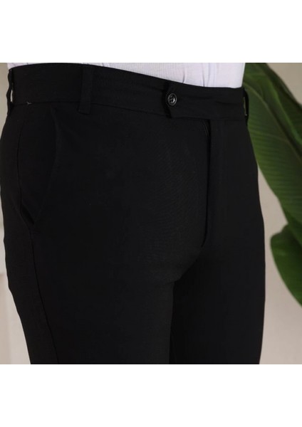 Mdb Erkek Slim Fit Likralı Bilek Boy Dilli Kumaş Pantolon fırsatları