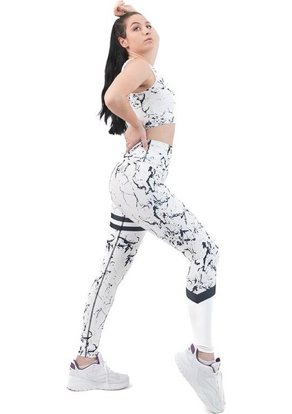 Kadın Yüksek Bel Dijital Spor Tayt Takım fırsatları
