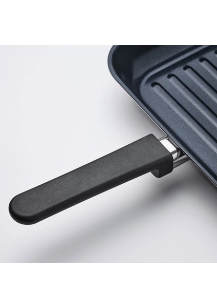 Mıddagsmat Izgara Tavası Paslanmaz Çelik 28 x 28 cm Yapışmaz Kaplama modelleri