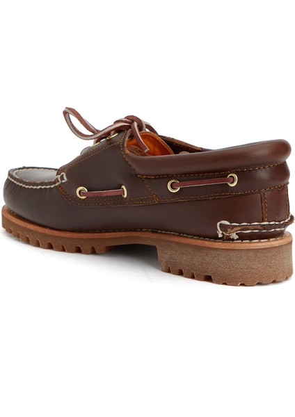 Authentic Kahverengi Erkek Deri Loafer modelleri