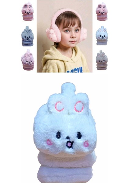 1 Adet Tavşan Model Kışlık Kulaklık Peluş Kulaklık Çocuk Peluş Kulaklık Kız Çocuk Kulaklık