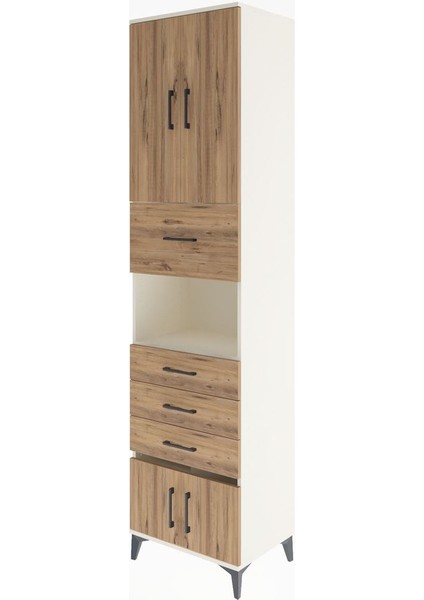 Hyperion Dolap 3 Raflı 4 Çekmeceli 4 Kapaklı 60X44X243 Aytaşı-Çam modelleri