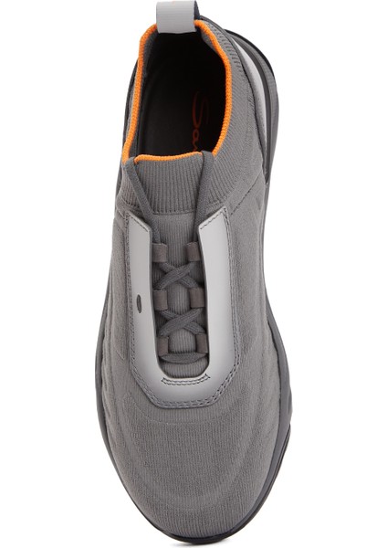 Koyu Gri Erkek Deri Sneaker fırsatları