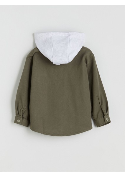 Yeni Sezon Kapüşonlu Erkek Çocuk Gömlek modelleri